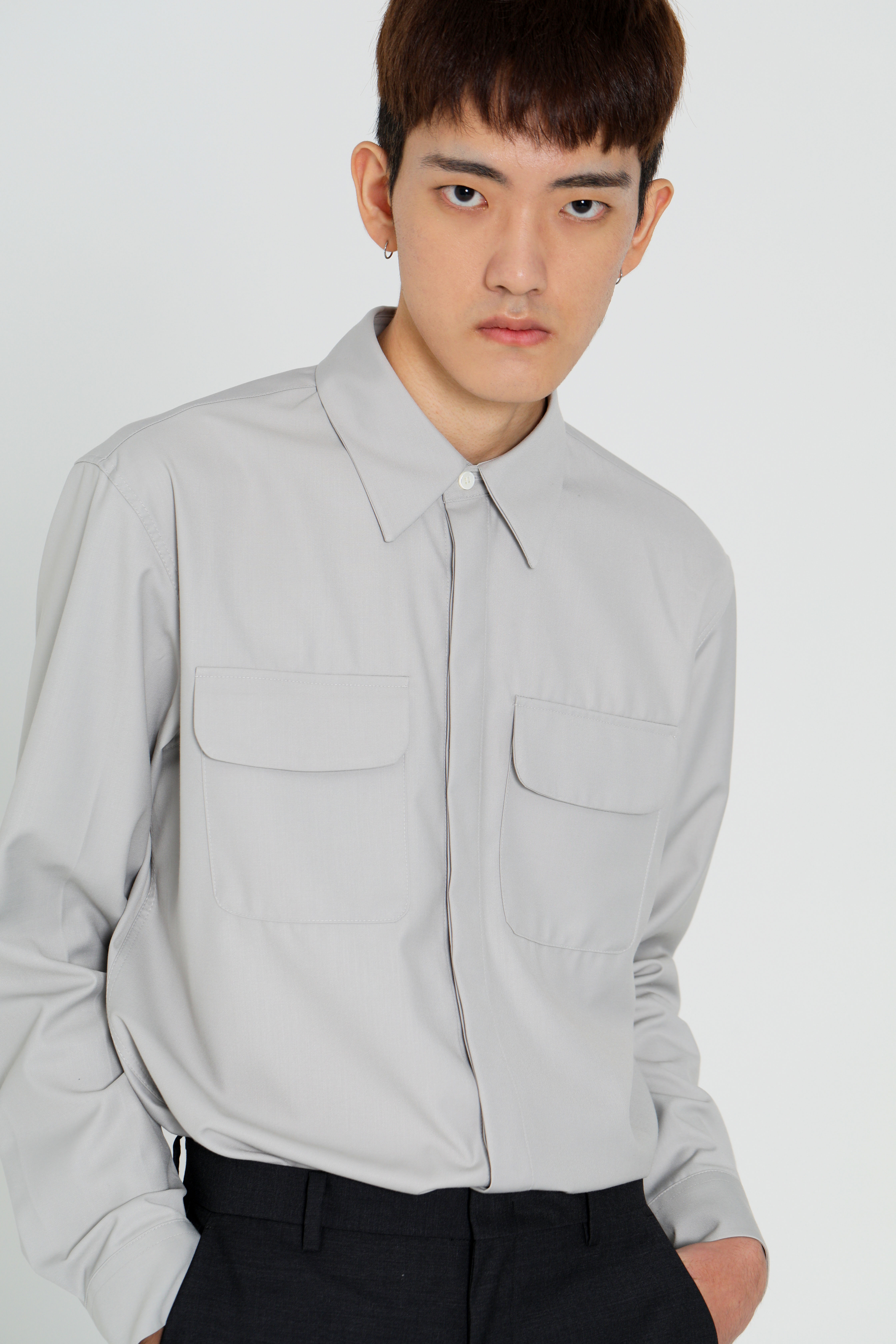 Pocket shirt - gray